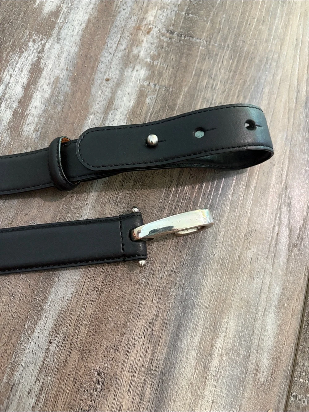 Lauren Ralph Lauren Italian leather hook belt XL